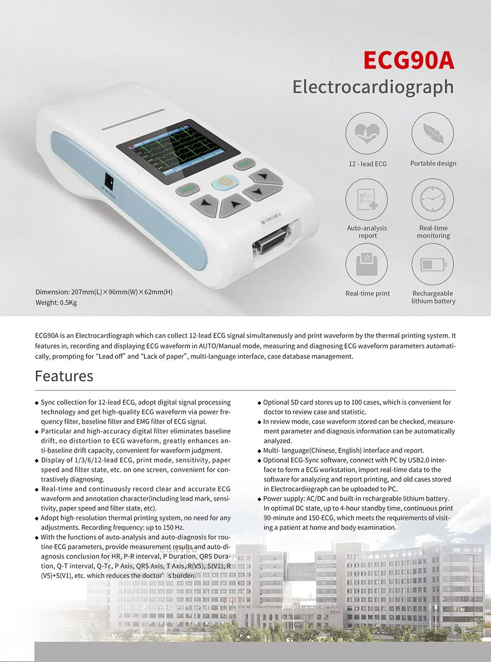 ECG90A Display
