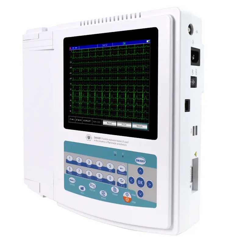 Mejor Vendedor Producto Hospitalario 12-Channel Máquina de Electrocardiograma Digital ECG