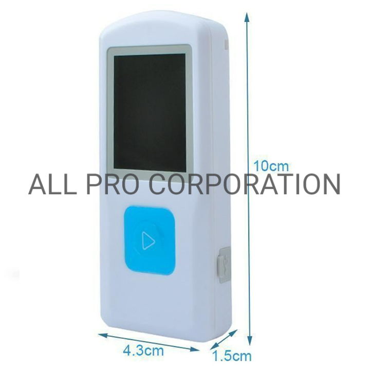 Monitor de electrocardiografía portátil de mano