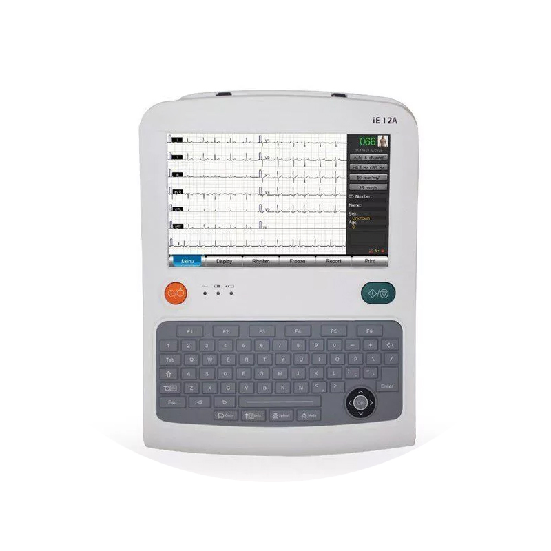 Dispositivo portátil de grabación de ECG de color médico Holter ECG 12 canal máquina de presión arterial precio monitor de ECG EKG