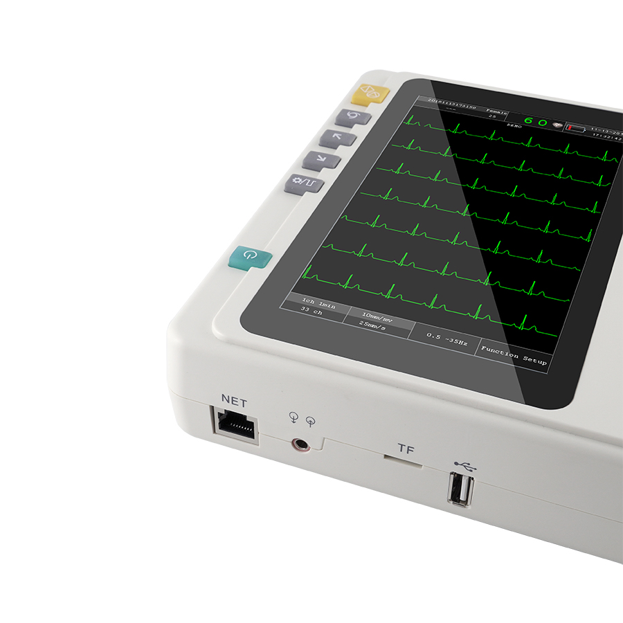 Máquina de EKG Máquina de ECG digital Máquina de electrocardiograma Máquina de ECG digital Máquina de electrocardiograma Máquina de electrocardiografía en UCI Máquina de electrocardiograma Máquina de electrocardiografía