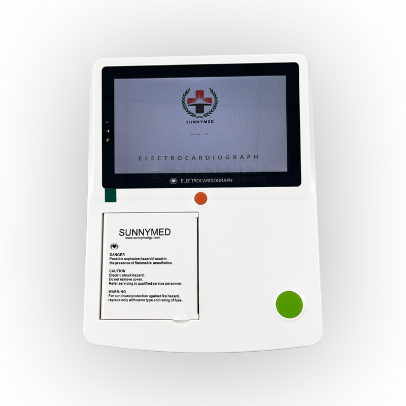 Sy-H004f Medición Automática Portátil de Electrocardiografía 3 Máquina de ECG de Canal con Pantalla Táctil