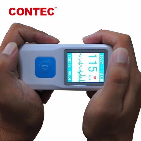 Máquina de ECG portátil de terapia física Contec Pm10 Monitor de ECG
