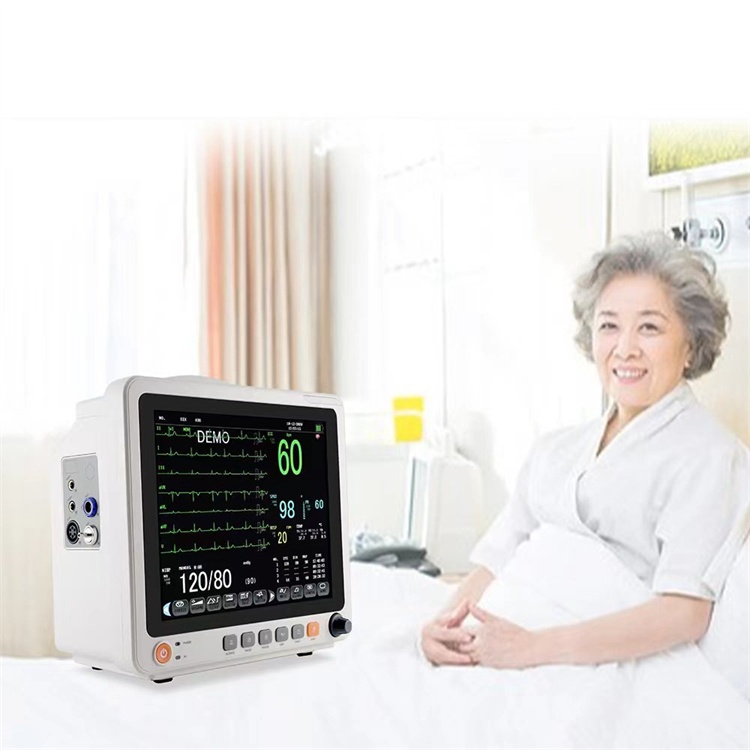 Monitor de Pacientes Múltiples Portátil de Emergencia Médica para Cama de Hospital OEM