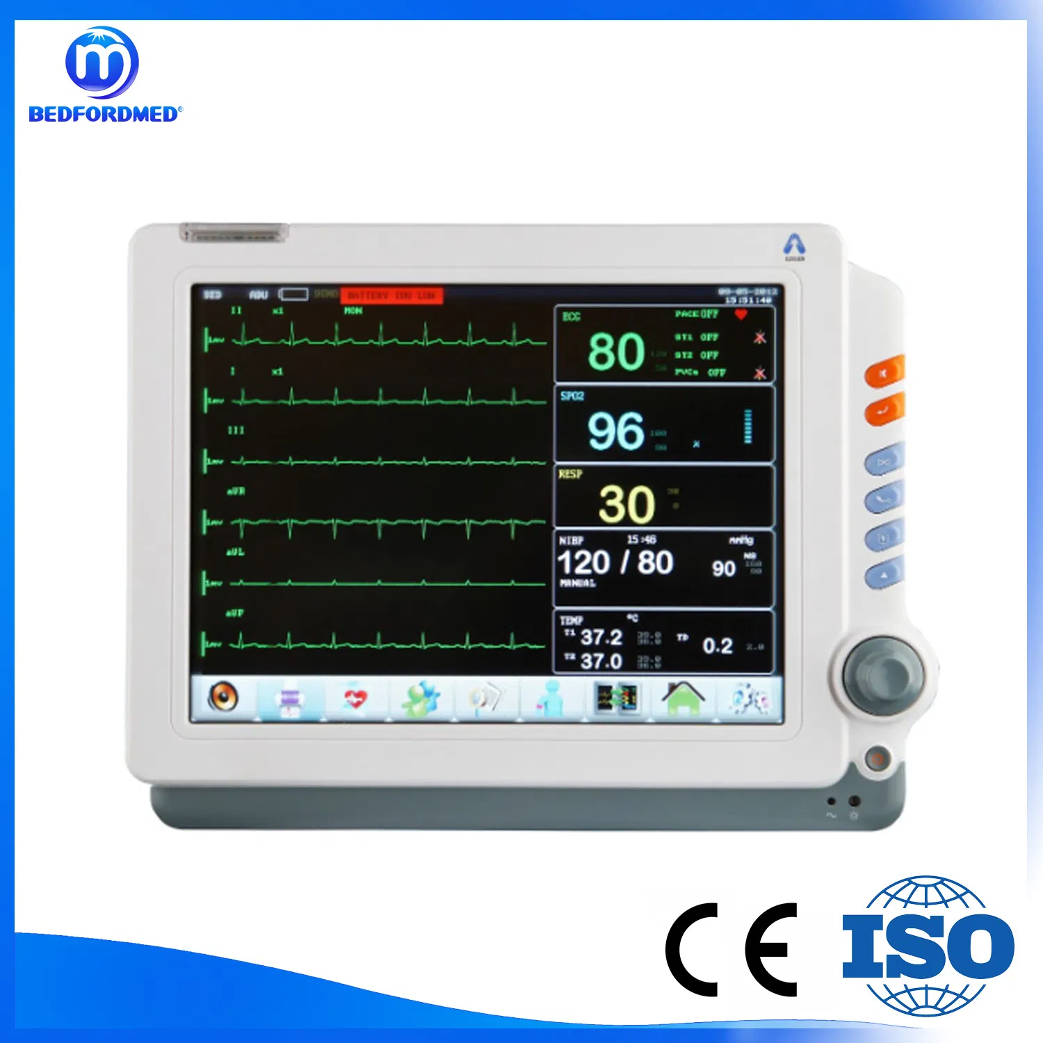 Monitor de ECG fetal multiparamétrico para pacientes médicos 9000A