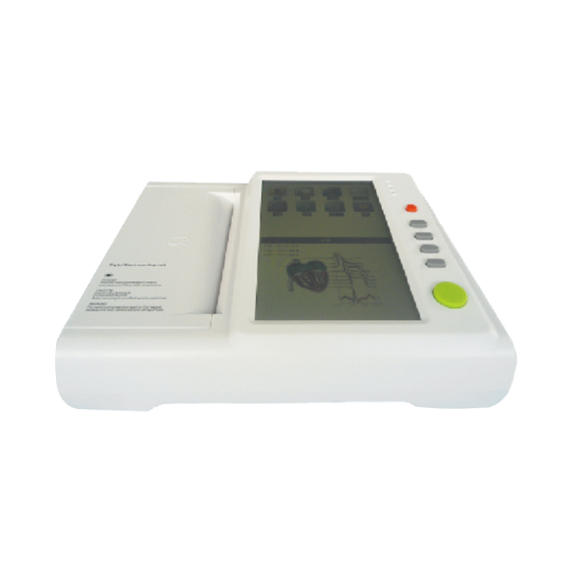 Máquina de electrocardiograma portátil Máquina de ECG 6 canales 12 electrodos monitor de ECG
