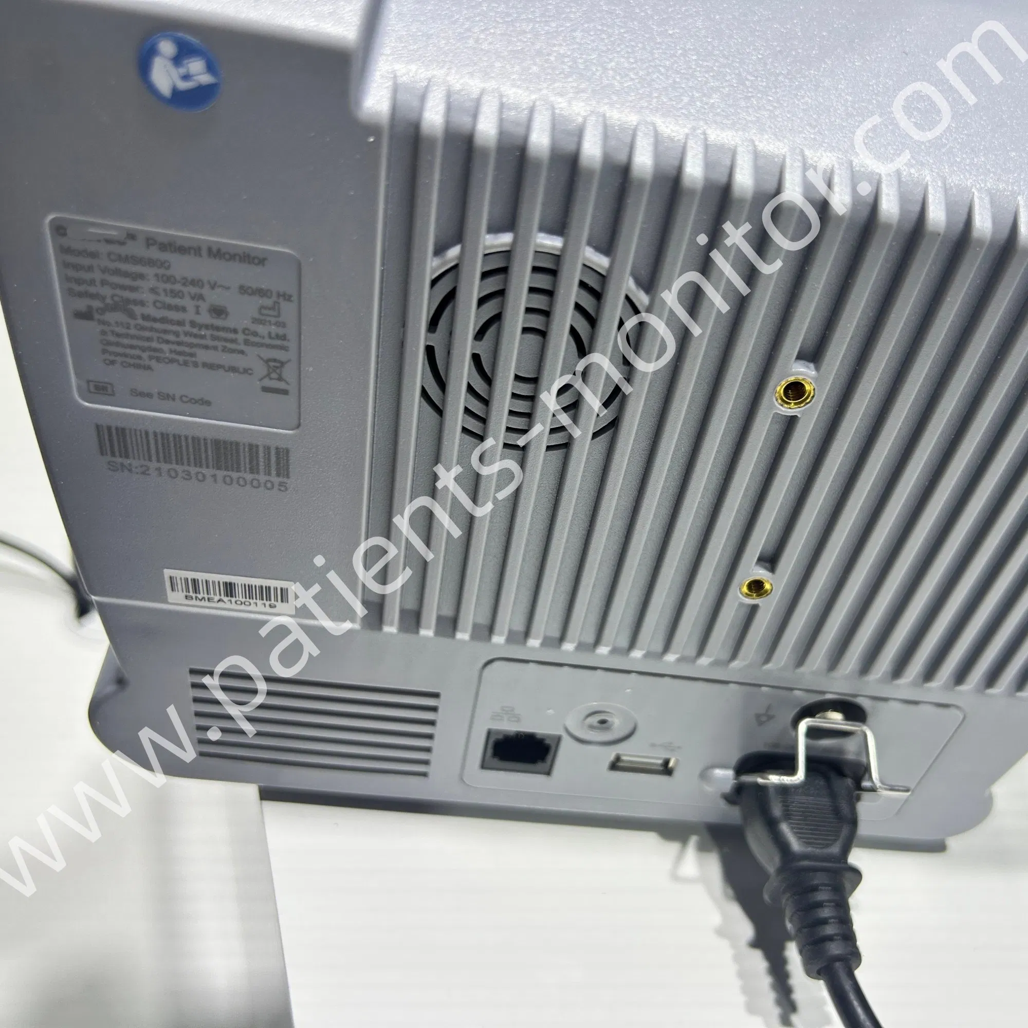 Cms6800 Monitor de Paciente Multíparametro Incluye SpO2 ECG Temp NIBP IBP CO2