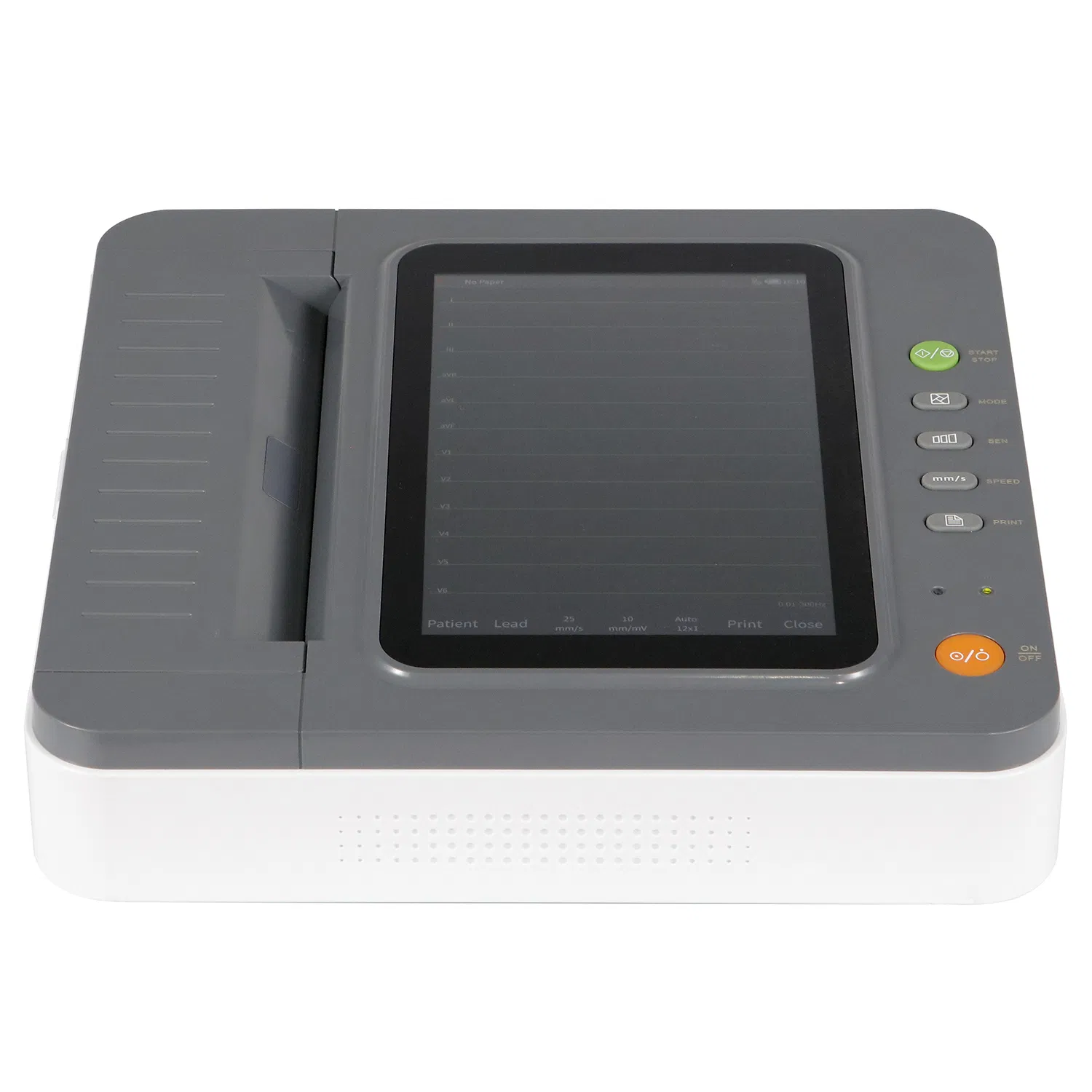 Contec E18m 18 Máquina de ECG de 12 derivaciones 12 Monitor de ECG EKG Electrocardiógrafo