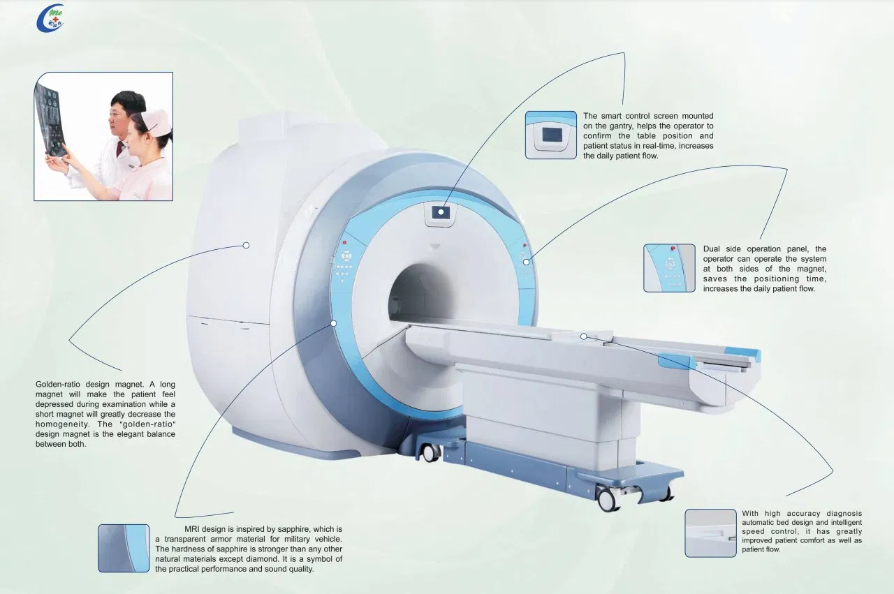 High Quality 1.5t Magnetic Resonance Imaging Radiology Equipment Price Medical MRI Equipments