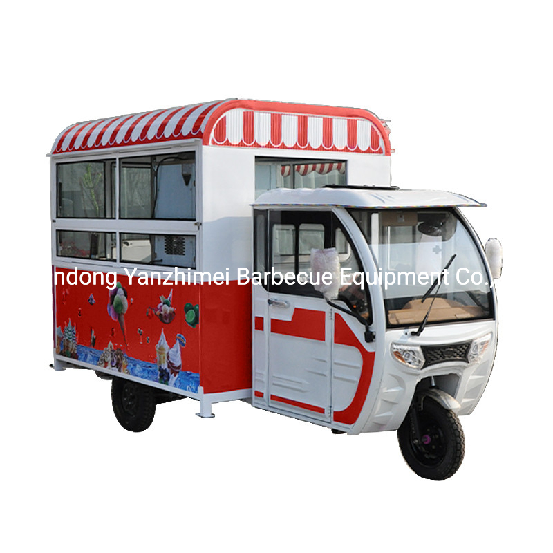 Electric Mobile Food Cart Truck Cart Ice Cream Hot Dog Street Snack Van for Sales