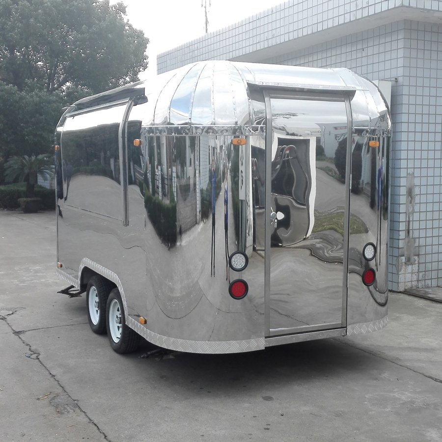 Morden Style Taco Pizza Food Truck Kitchen Mobile Coffee Cart Track BBQ Camping Trailer Hotdog Ice Cream Catering Van for Sale