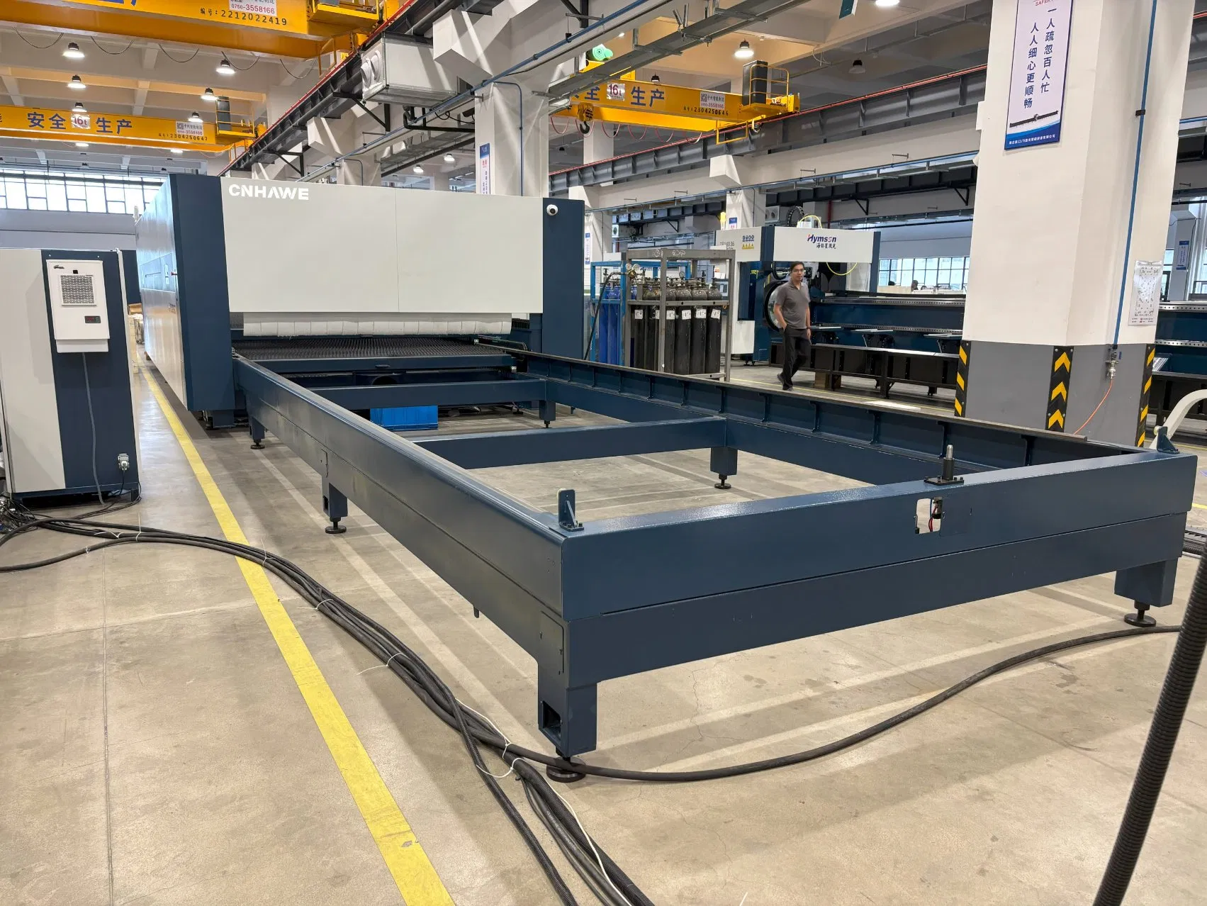 Cutting Edge Advanced Hlb Series High Precision Automatic Dual Platforms Laser Cutter High Precision Platform Custom Machine Fabrication