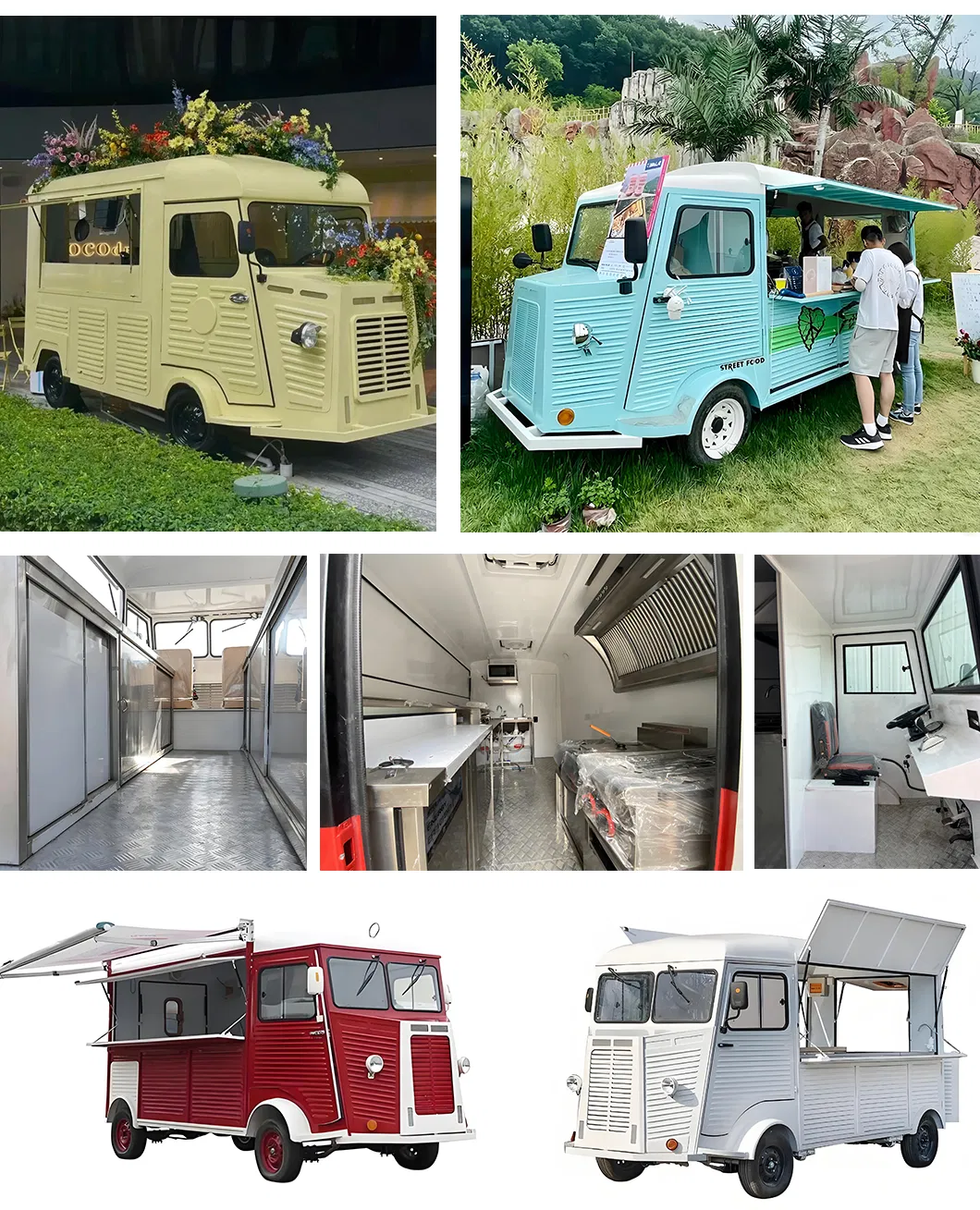Vintage Ice Cream Van Display