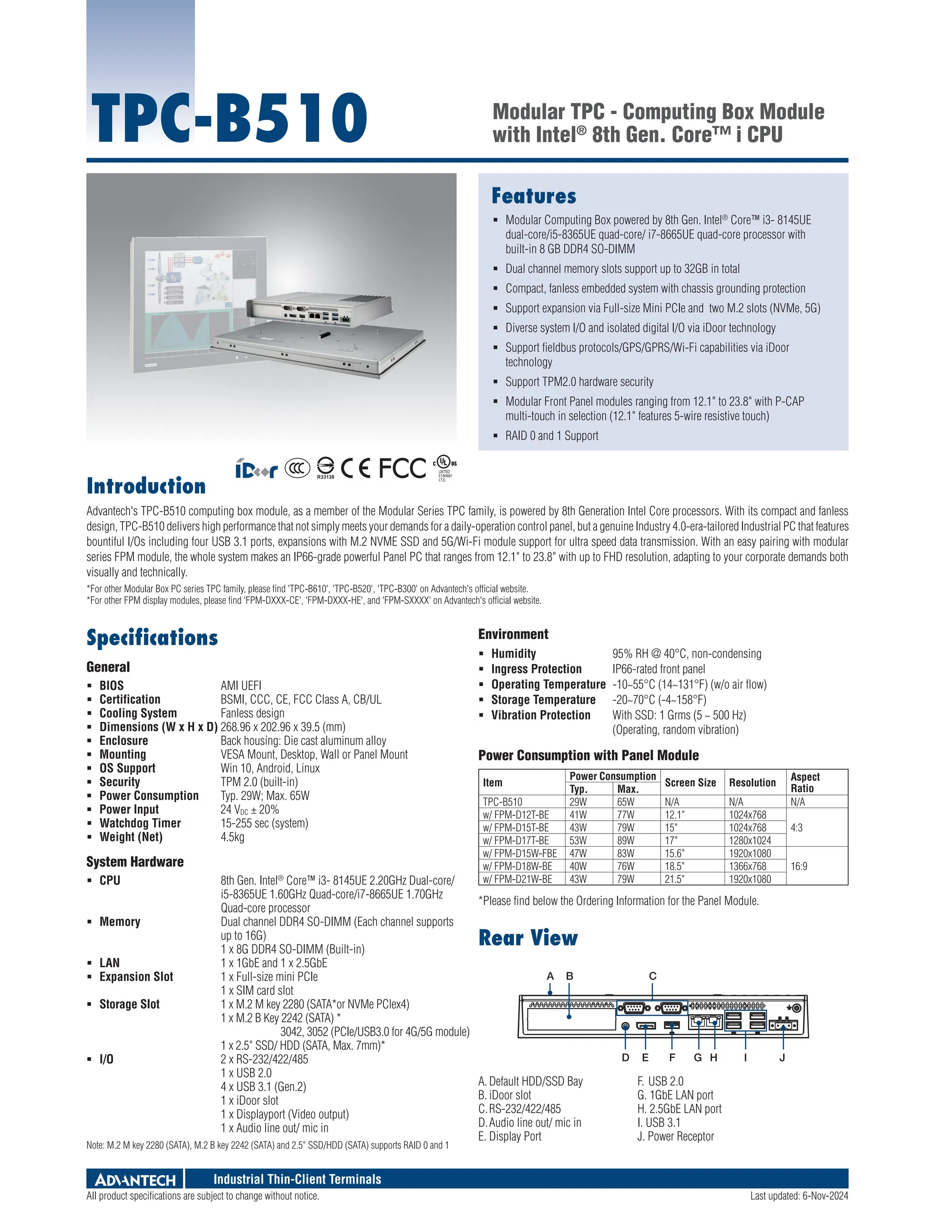 Industrial Panel PC Module 1