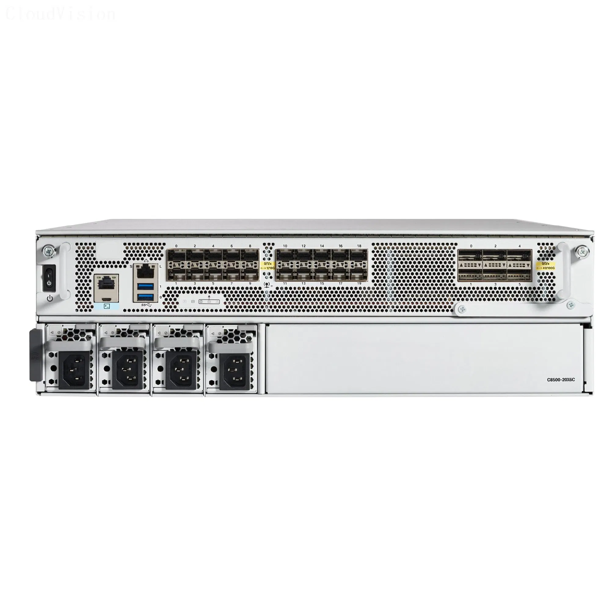 C8500-12X4QC: SD-Wan Edge Platform with 12 SFP+, 2 Qsfp+, 2 Qsfp28 Ports
