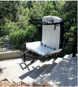 Curved Inclined Platform Stairlifts From China