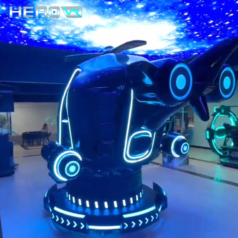 Family Fun Plaza Cutting Edge Dynamic Platform Shark Vr Shooting Game for Families