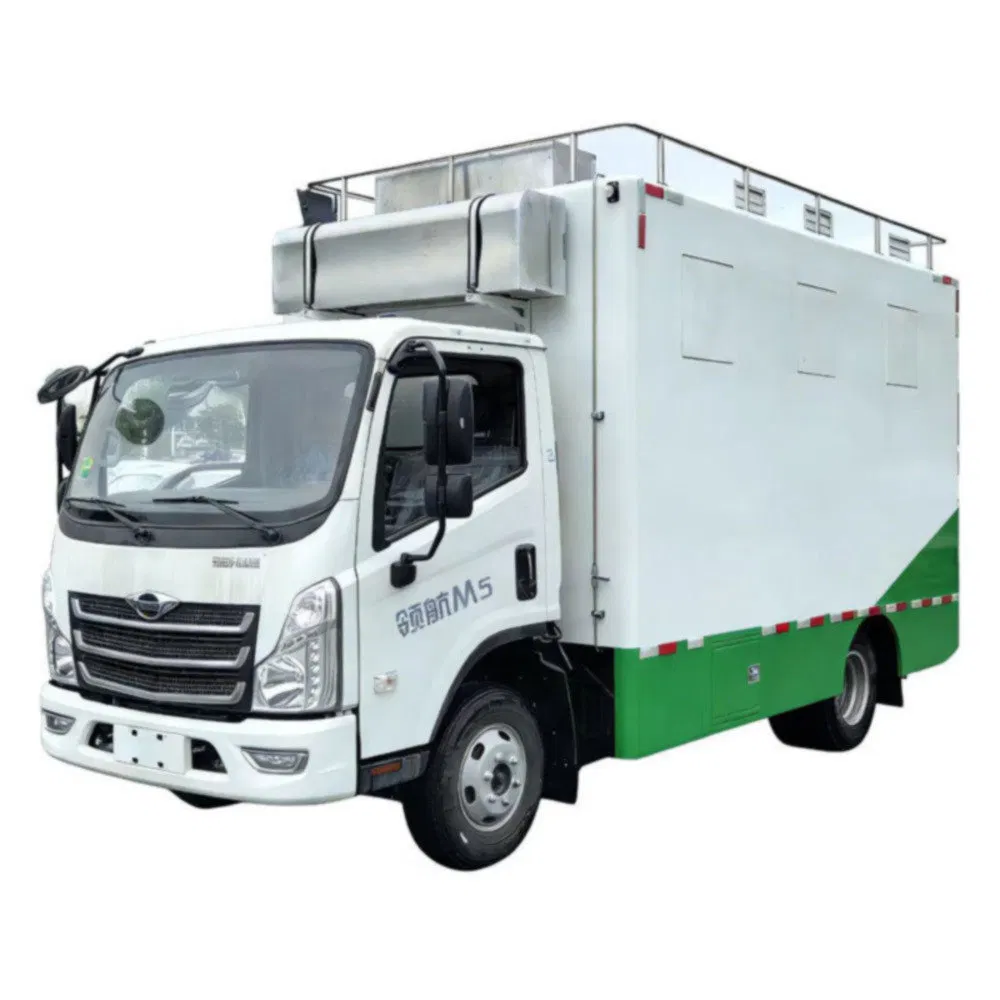 Highly Adaptable Quick Relocation 4×2 Mobile Catering Van for Markets