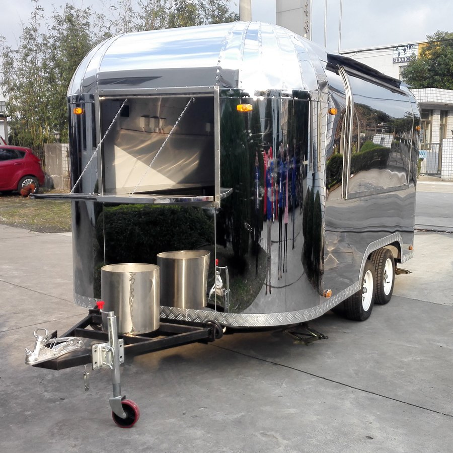 Morden Style Taco Pizza Food Truck Kitchen Mobile Coffee Cart Track BBQ Camping Trailer Hotdog Ice Cream Catering Van for Sale