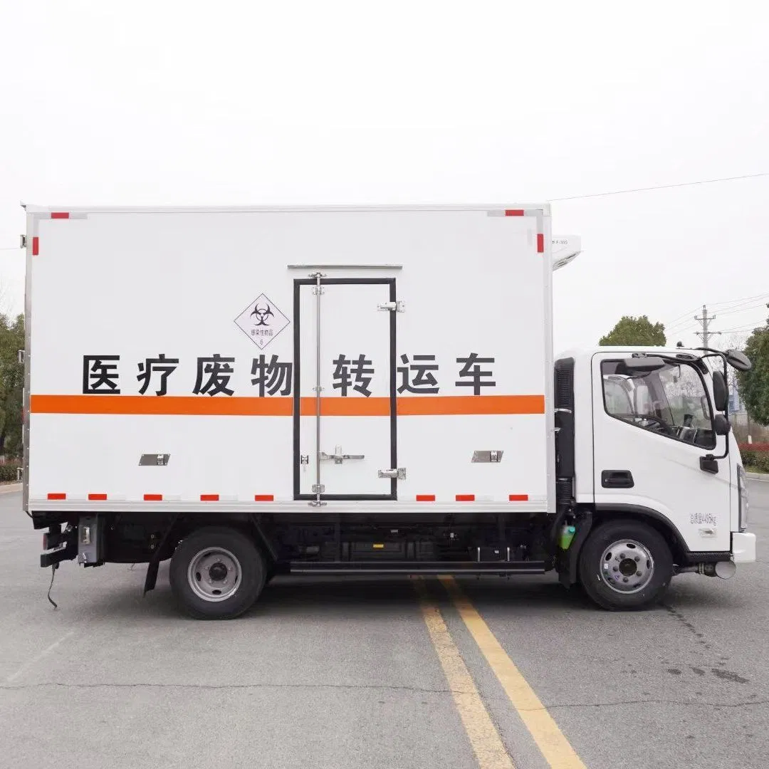 Factory Price Small Mobile Seafood Freezer Refrigerated Insulated Van Truck 1 Tone Electric Cargo Light Food Truck Van