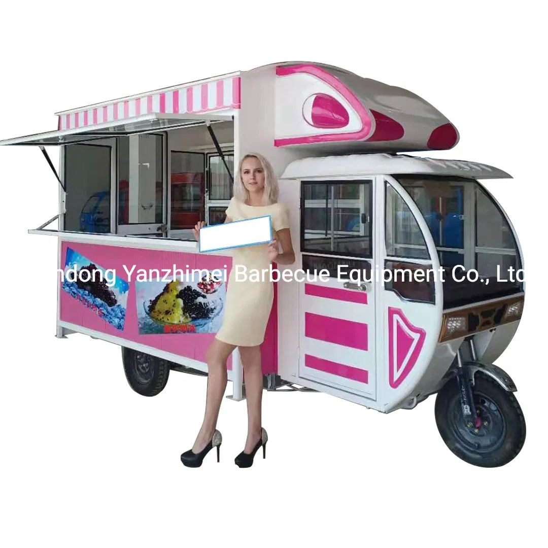 Electric Mobile Food Cart Truck Cart Ice Cream Hot Dog Street Snack Van for Sales