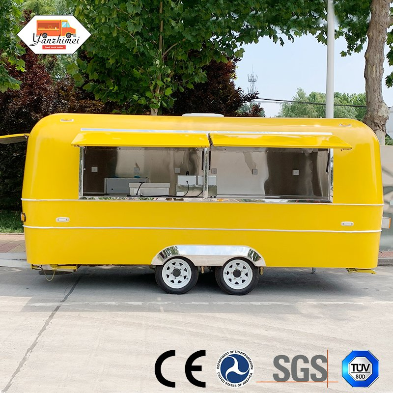 Street Food Carts Mobile Pizza Truck Food Truck Ice Cream Cart Food Van Fully Equipped
