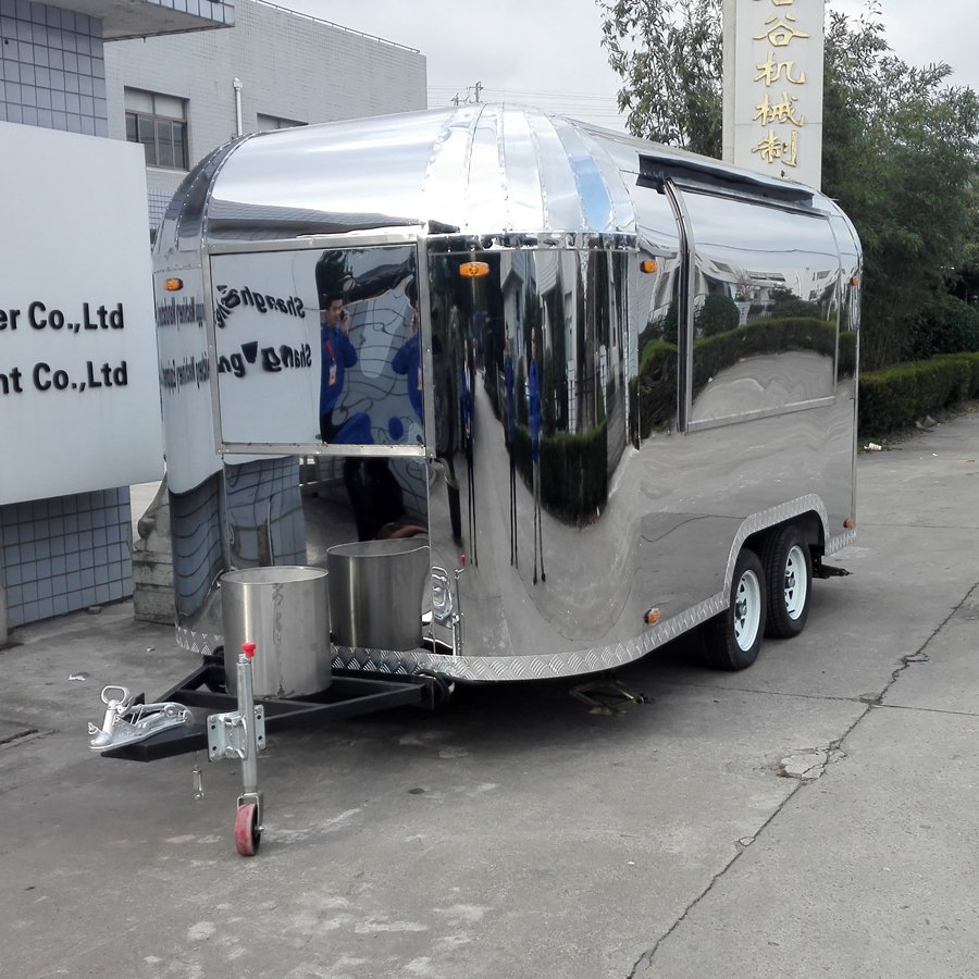 Morden Style Taco Pizza Food Truck Kitchen Mobile Coffee Cart Track BBQ Camping Trailer Hotdog Ice Cream Catering Van for Sale