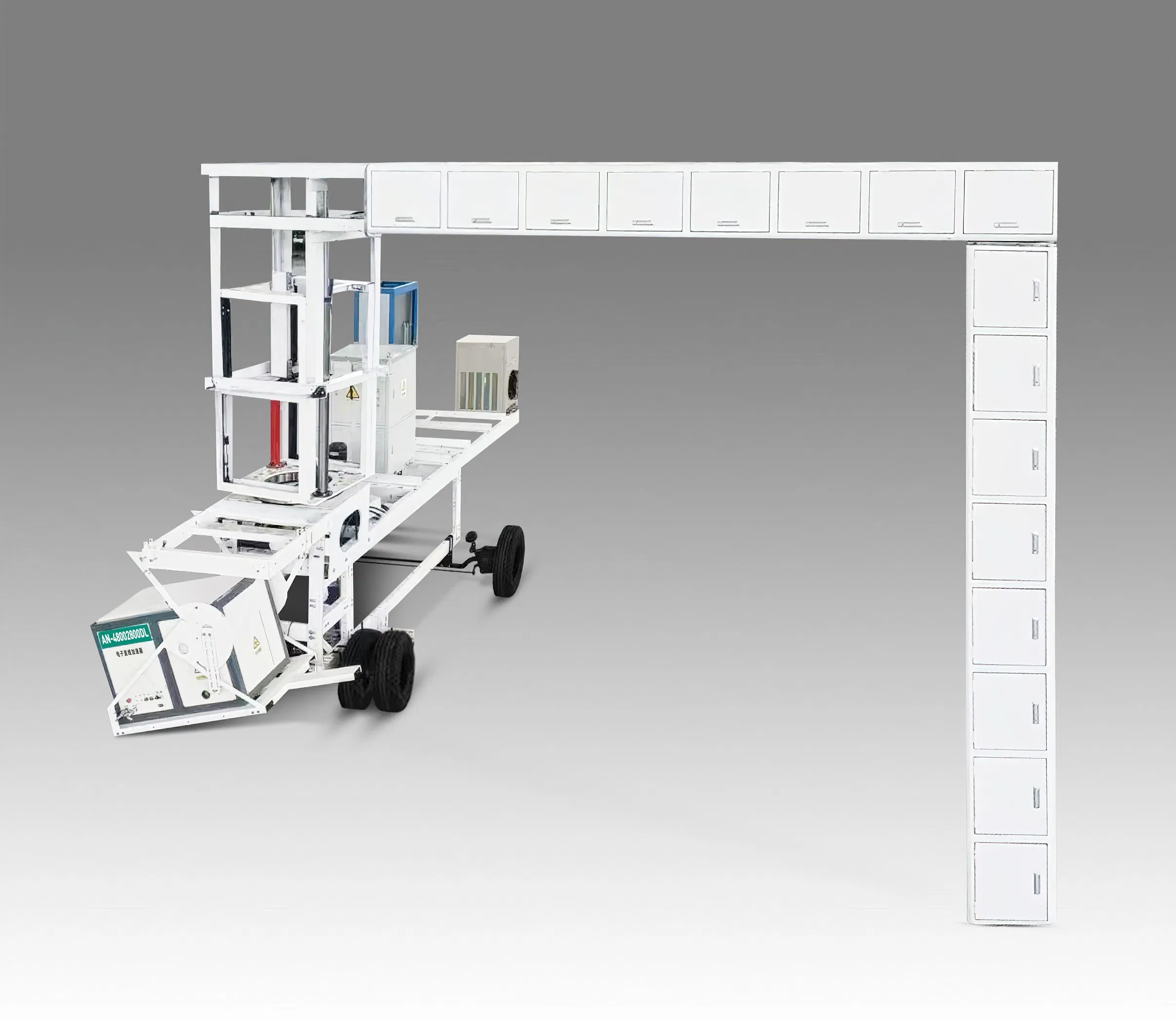 Port Mobile X-ray Security Inspection Container Scanner System Safety Inspection Goods Loaded Into Trucks and Containers MRI Scanner
