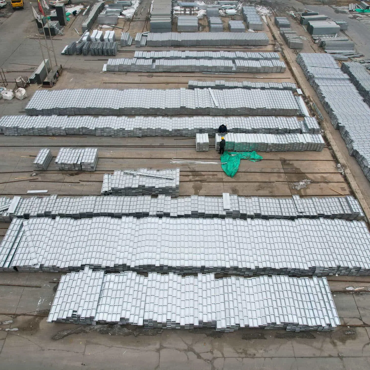 13FT Price Galvanized New Ladder Aluminum Walking Scaffold Steel Building Platform