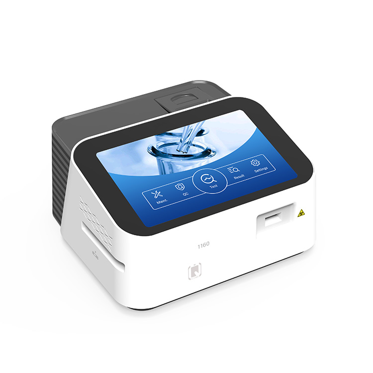 Portable LCD Fast Testing Point-of-Care Immunofluorescence Quantitative Analyzer for Clinical