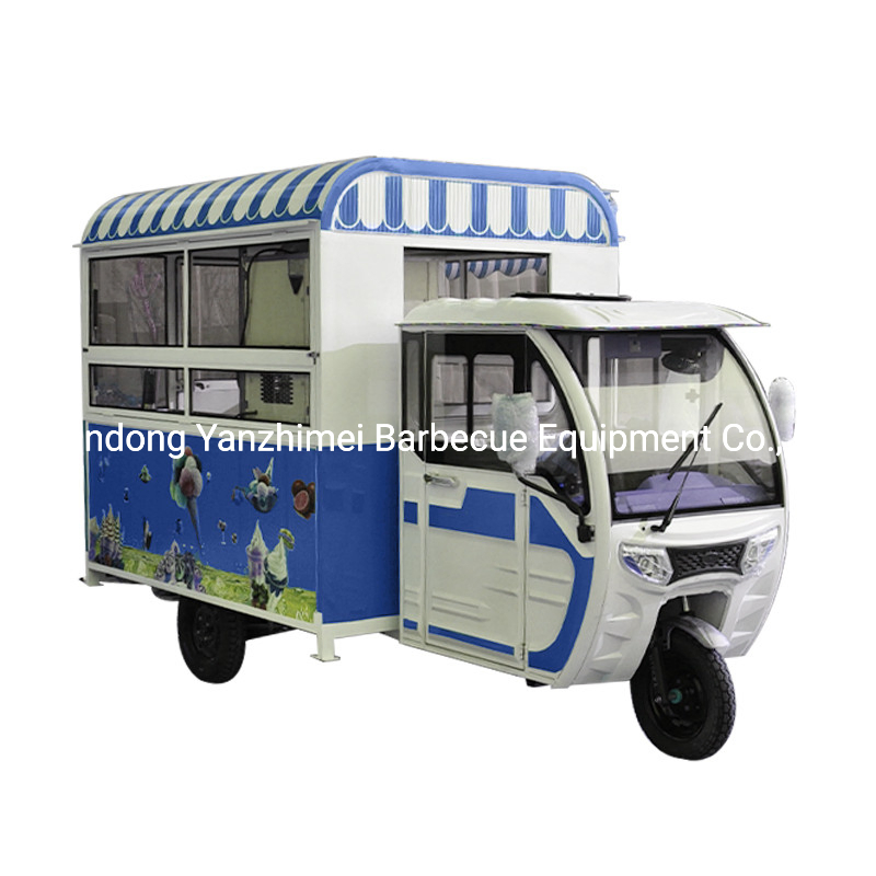 Electric Mobile Food Cart Truck Cart Ice Cream Hot Dog Street Snack Van for Sales