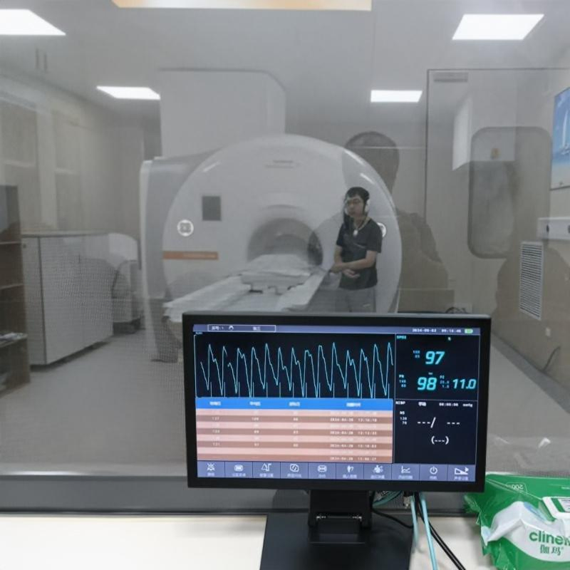 Non-Magnetic Patient Monitor System for MRI Room Use
