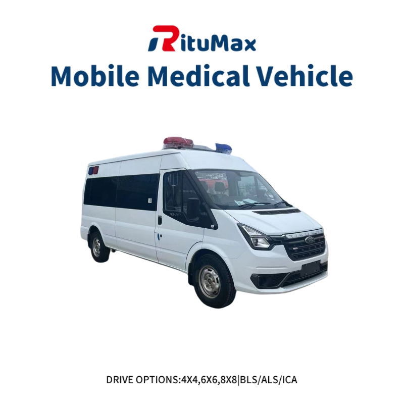 Ford 4× 2/4× 4 Mobile Diagnostic Clinic Van with Medical Checkup and Ambulance Support Vehicle