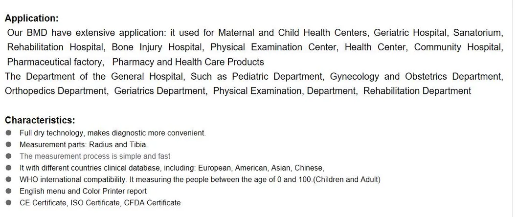 Bone Densitometer Display