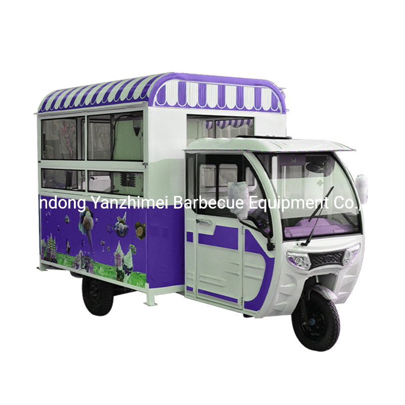 Electric Mobile Food Cart Truck Cart Ice Cream Hot Dog Street Snack Van for Sales
