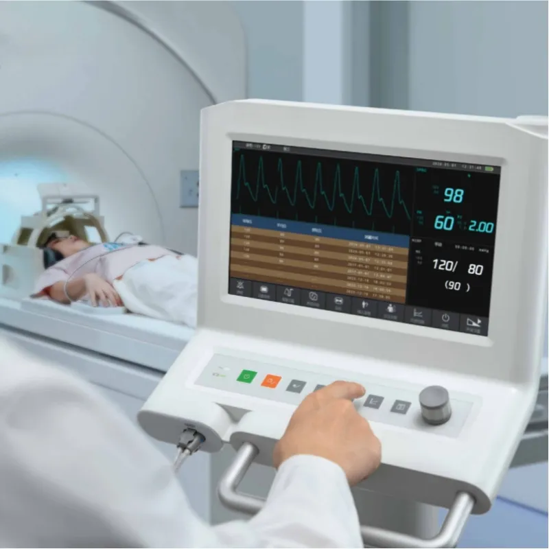 Non-Magnetic Patient Monitor System for MRI Room Use