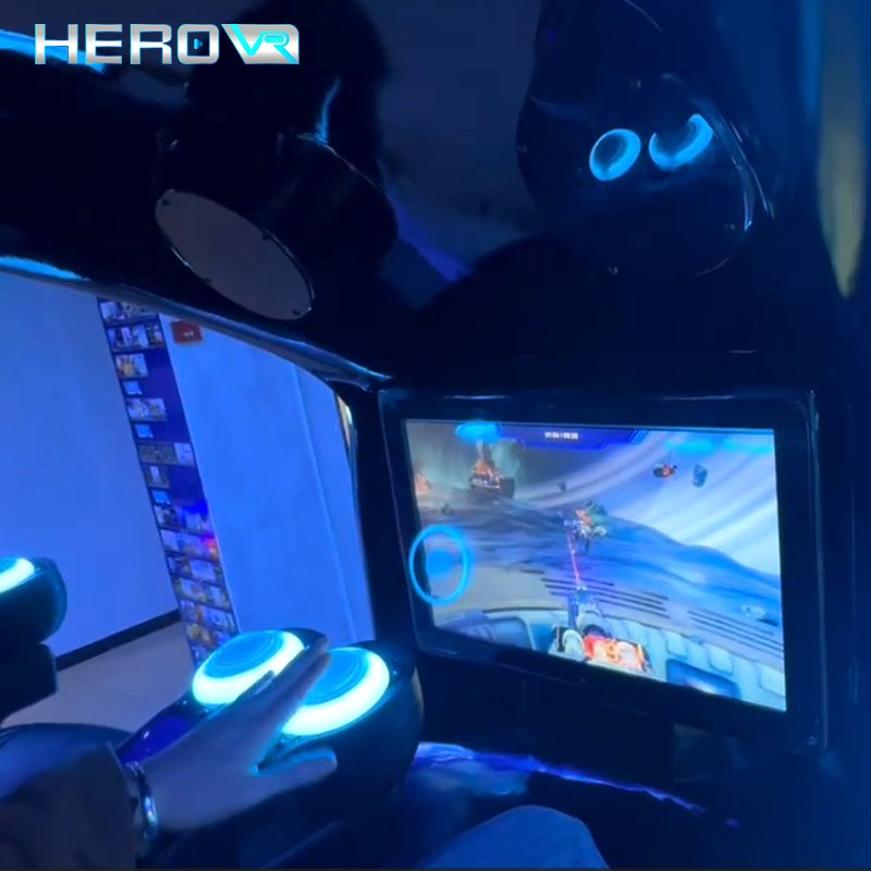 Family Fun Plaza Cutting Edge Dynamic Platform Shark Vr Shooting Game for Families