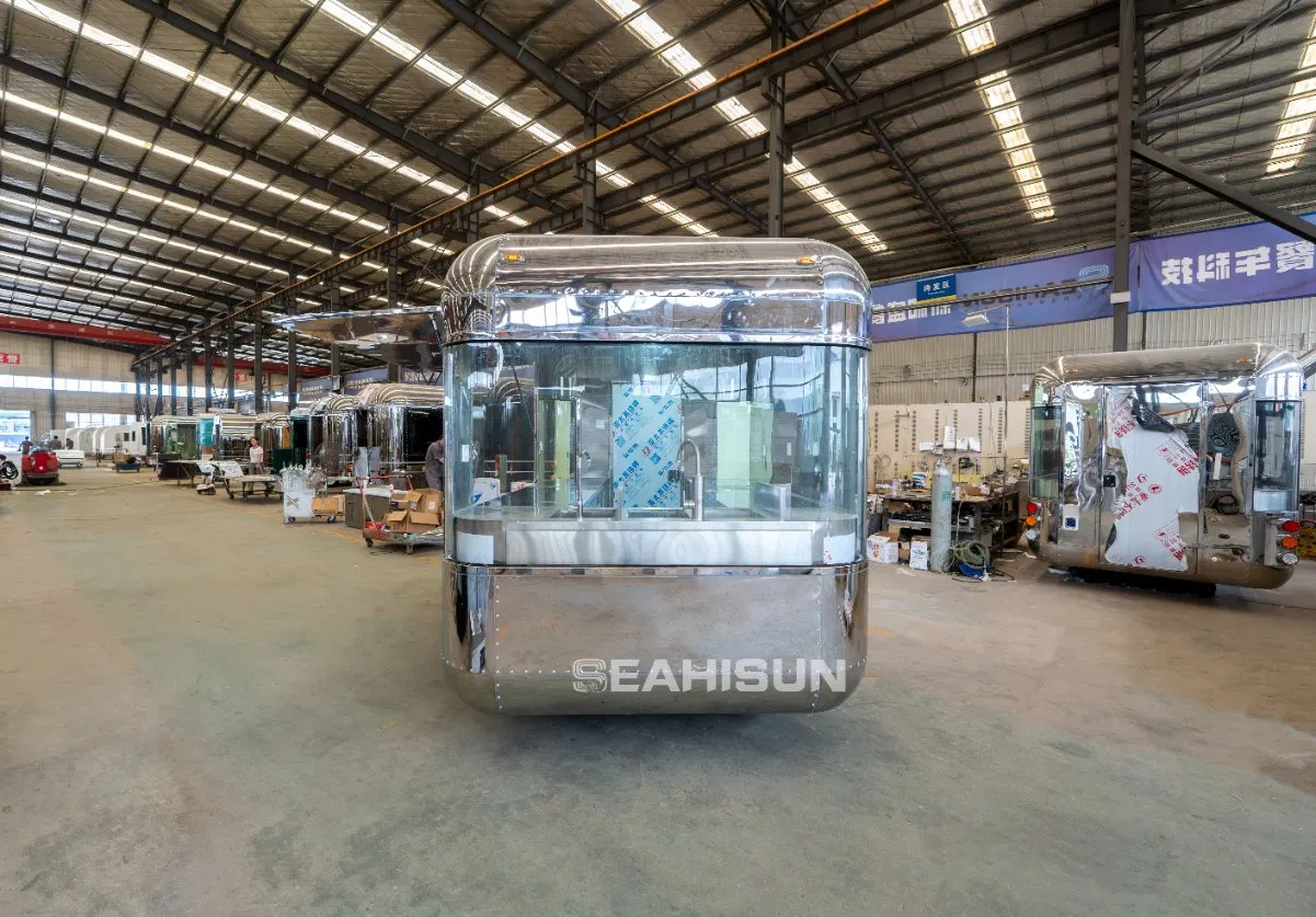 Top Sale Factory Price Mobile Coffee Food Burger Trailer Food Catering Ice Cream Coffee Street Food Vending Van Manufacturer in China