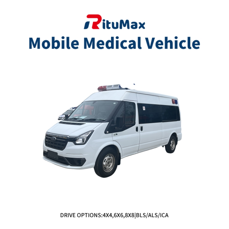 Ford 4× 2/4× 4 Mobile Diagnostic Clinic Van with Medical Checkup and Ambulance Support Vehicle