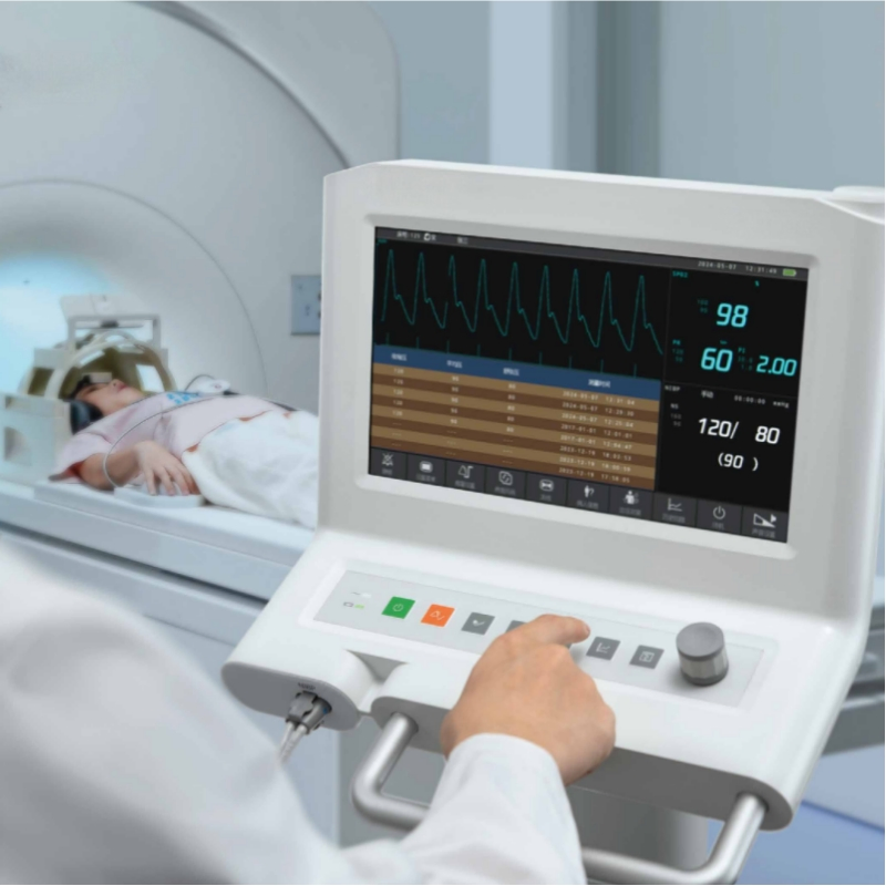Non-Magnetic Patient Monitor System for MRI Room Use