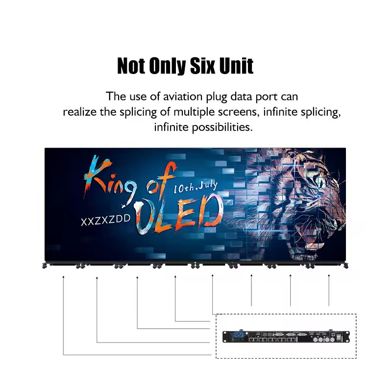 Foldable LED Poster Display - Lightweight Movable Commercial Use