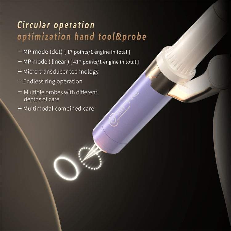 Portable 12D Hifu Machine Skin Tightening Wrinkle Removal Hifu High Intensity Focused Ultrasound
