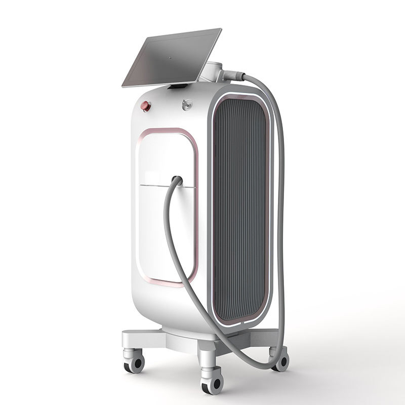 Fast and Safe Diode Laser, Multi-Wavelength, All Hair Types, Dark Skin Compatible, Acne and Vascular Lesion Therapy