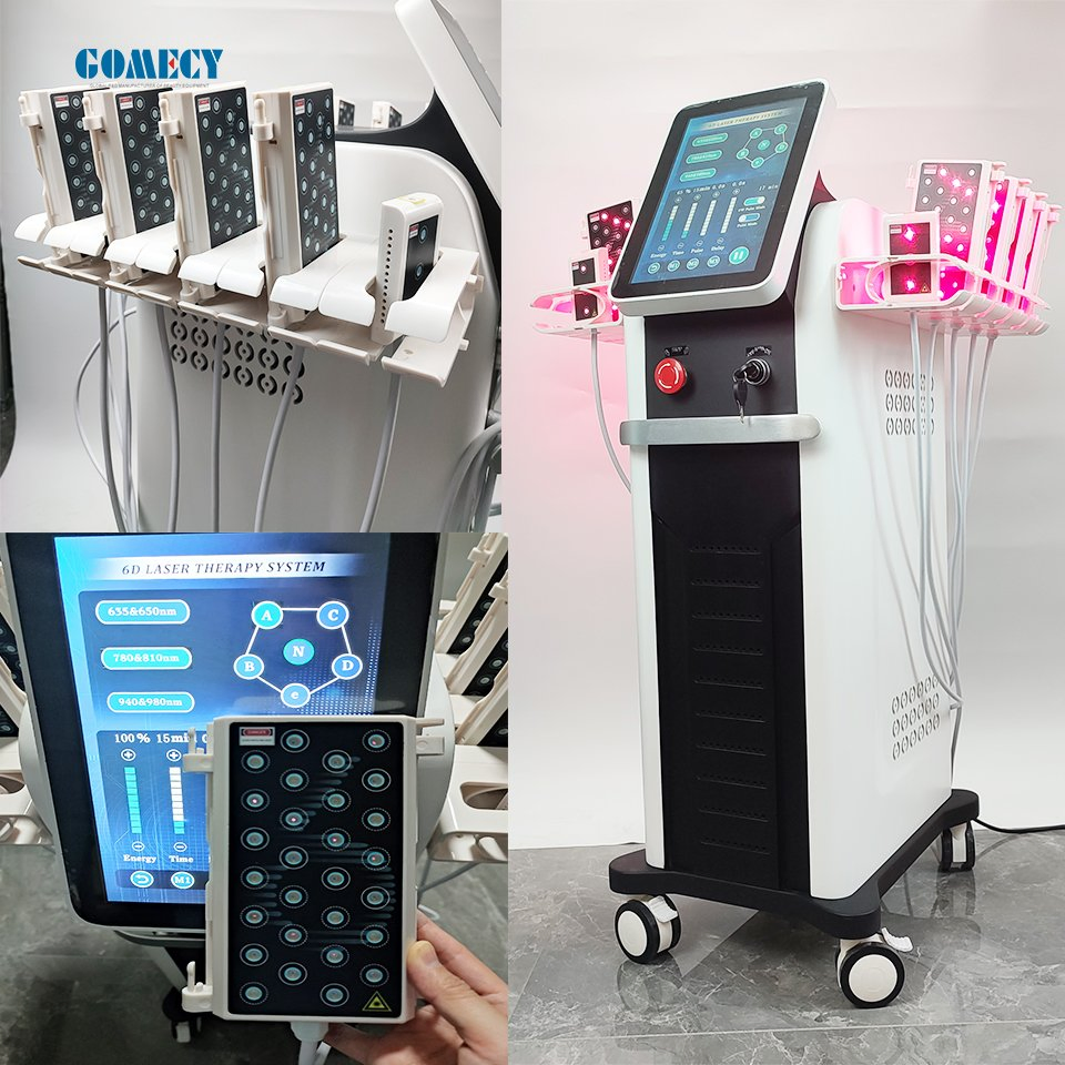 Lipo Laser Machine 635nm 650mn 6D Lipolaser Non-Invasive Body Contouring 6D Lipo Laser Slimming Machine