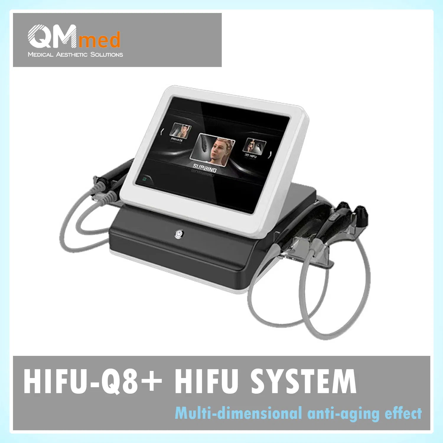 High Precision Hifu Beauty Solution for Face Lifting, Neck Treatment, and Vaginal Rejuvenation with Liposonix Combo Technology