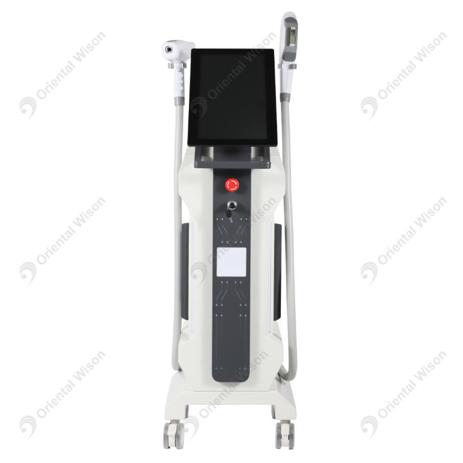 2 in 1 ND YAG Laser Picosecond Laser Plus IPL Hair Removal Skin Rejuvenation Laser IPL ND YAG Laser 2 in 1 Hair Removal Tattoo Removal Skin Peeling IPL ND YAG