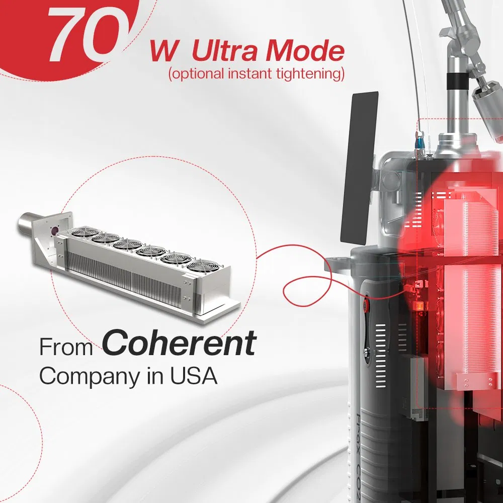 Fractional CO2 Laser 10600nm Acne Treatment Scar Removal Skin Rejuvenation CO2 Fractional Laser Machine Multifunction