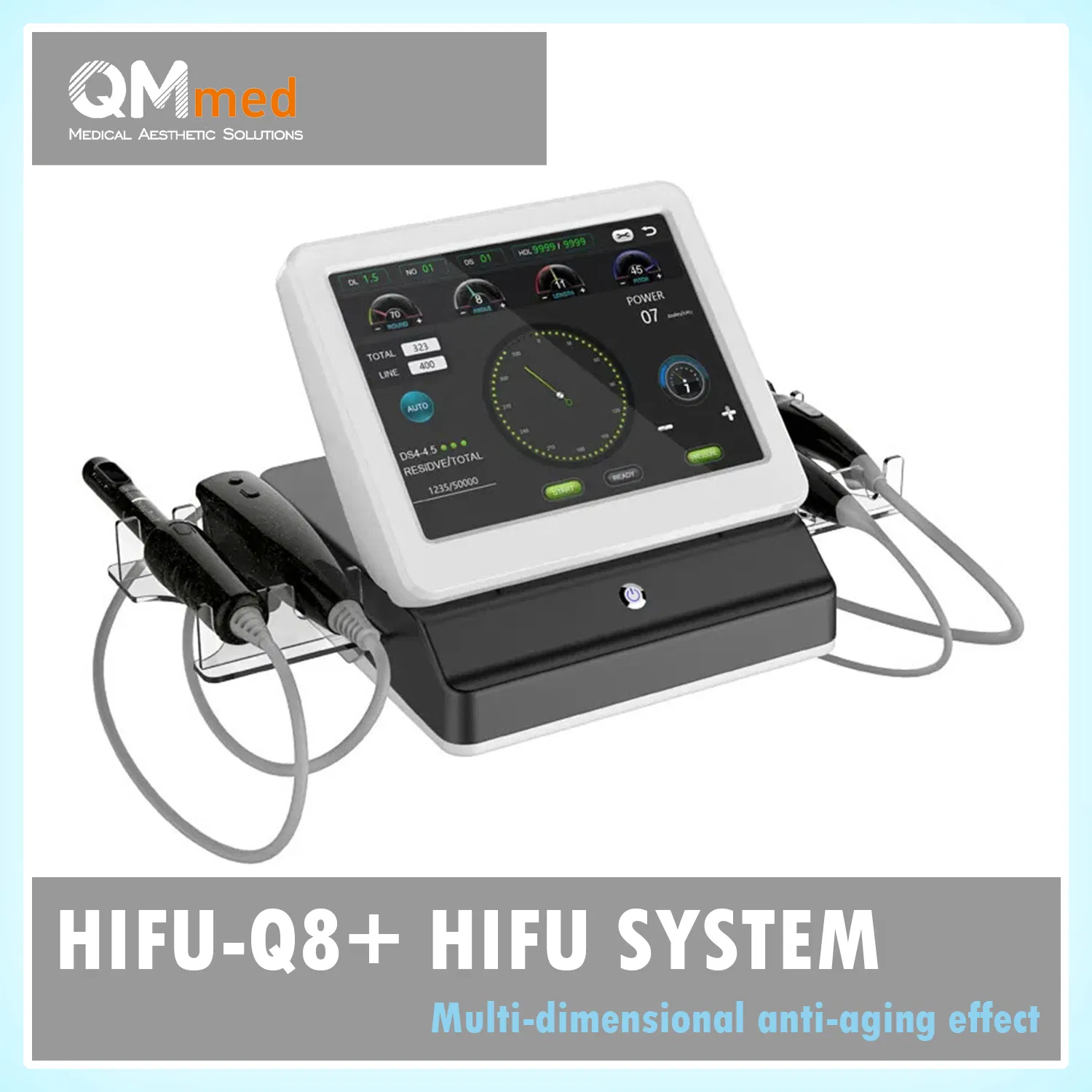 High Precision Hifu Beauty Solution for Face Lifting, Neck Treatment, and Vaginal Rejuvenation with Liposonix Combo Technology