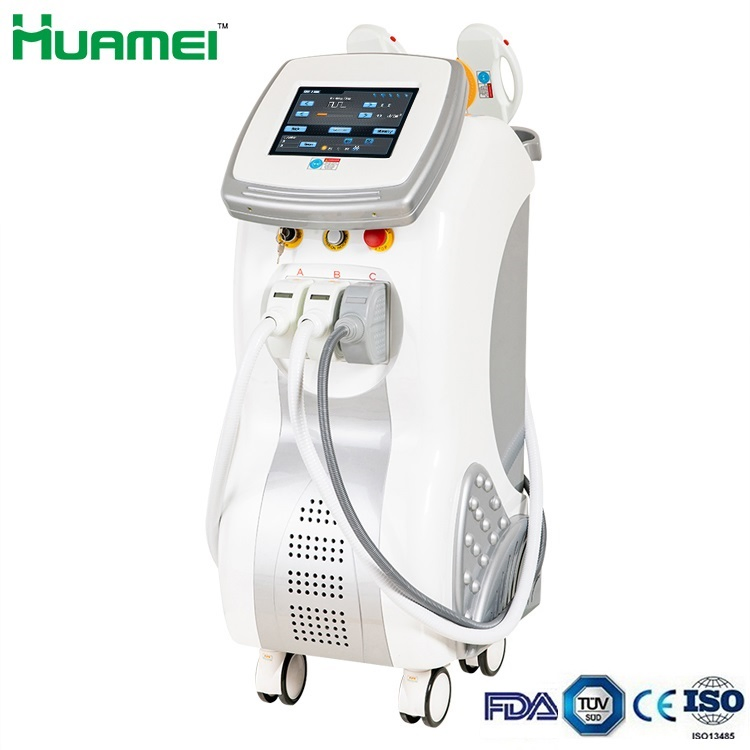 E-Light IPL RF ND YAG Laser Multifunction Photo Rejuvenation Hair Removal Machine for Beauty Salon Center SPA Hospital Home Use