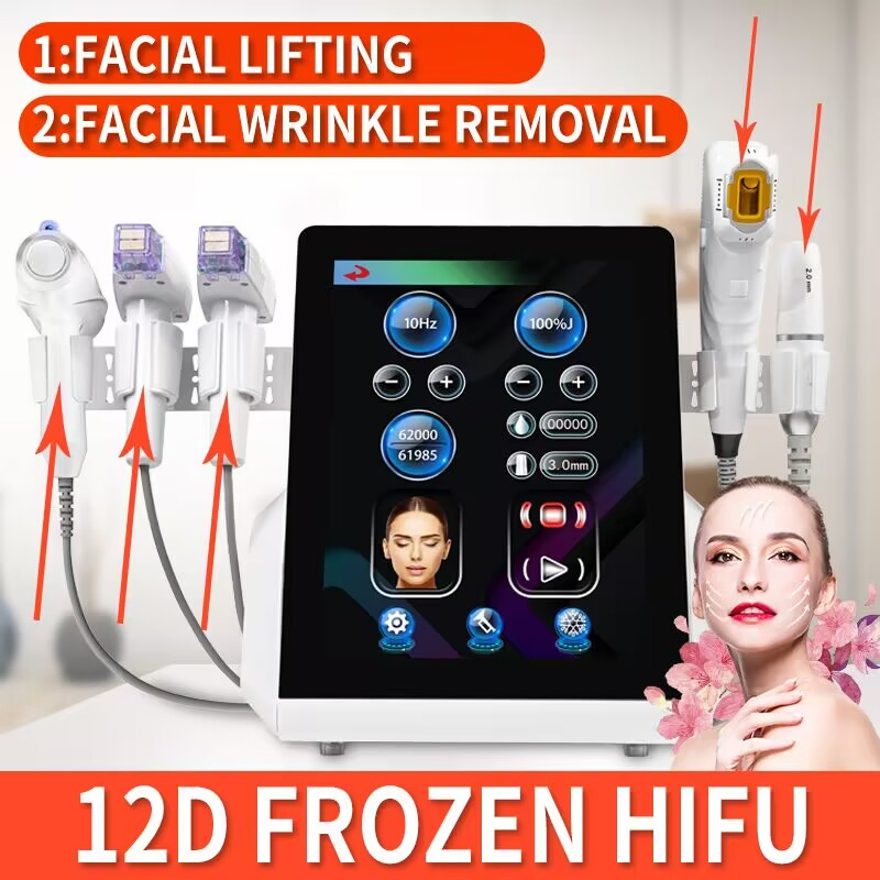 Hifu 12D Cryo Max Hifu High Intensity Focused Ultrasound Anti-Aging Technology Wrinkle Removal Device